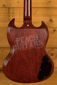 Gibson Custom 1961 Les Paul SG Standard Reissue Stop-Bar | Cherry Red - VOS *Left-Handed*