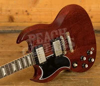 Gibson Custom 1961 Les Paul SG Standard Reissue Stop-Bar | Cherry Red - VOS *Left-Handed*