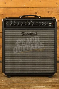 Two-Rock Vintage Deluxe 40w Combo Black Bronco w/Vintage Silver Cloth