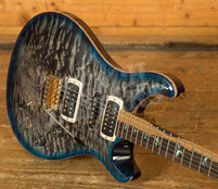 PRS Wood Library Modern Eagle V | Charcoal Blueburst - Roasted Maple Neck & 1 Piece Top