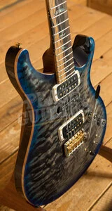 PRS Wood Library Modern Eagle V | Charcoal Blueburst - Roasted Maple Neck & 1 Piece Top