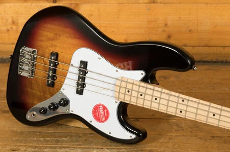 Squier Affinity Series Jazz Bass Maple 3-Colour Sunburst