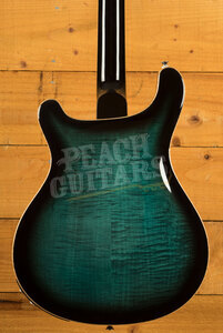 PRS SE Hollowbody II Piezo | Peacock Blue Burst