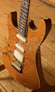 Suhr Limited Edition Standard Legacy Trans Caramel HSS Floyd - Left Handed