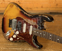 Fender Custom Shop 69 HSS Strat | Super Heavy Relic 3-Tone Sunburst