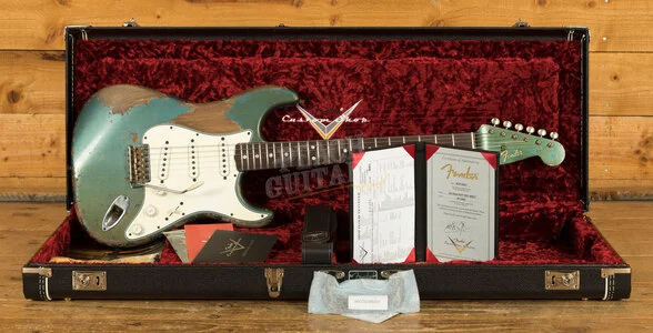 Fender Custom Shop Masterbuilt Van Trigt 65 Strat - Heavy Relic Aged Lake Placid Blue