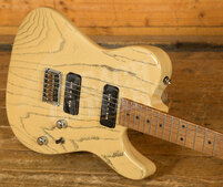 Tom Anderson Pro Am T Shorty Contoured | TV Yellow w/Black Dog Hair