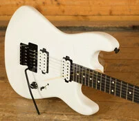 Charvel Jim Root Signature Pro-Mod San Dimas Style 1 HH FR E - Ebony - Satin White
