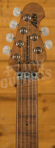 Music Man Axis Roasted Amber Quilt Roasted Maple neck