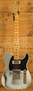 Fender Custom Shop Masterbuilt Kyle McMillin Brent Mason Tele - Heavy Relic Flat Silver Satin