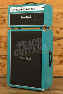 Two Rock Classic Reverb Signature 50 Watt Head & 2x12 Cab - Teal Suede B Stock