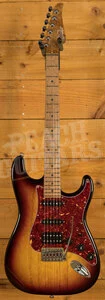 Suhr Limited Edition Classic S Paulownia 3-Tone Burst HSS