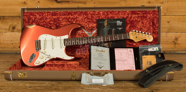 Fender Custom Shop LTD '59 Strat Relic Faded Aged Candy Apple Red