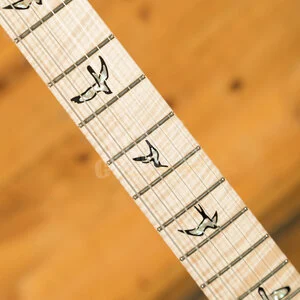 PRS Wood Library Custom 24 Charcoal Fade with Flame Maple Neck