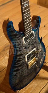 PRS Wood Library Modern Eagle V | Charcoal Blueburst - Roasted Maple Neck