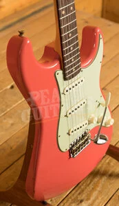 Fender Custom Shop Limited 59 Strat - Journeyman Relic Super Faded Aged Fiesta Red