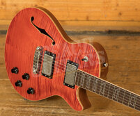 Patrick James Eggle Macon Carve Top Semi-Hollow Guards Red