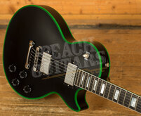 Gibson Custom Les Paul Custom | Black Satin Green Widow *Used*