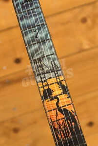 PRS Private Stock Custom 24 Aqua Violet Glow - Chesapeake Bay Inlay