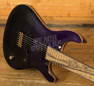 Mayones Regius Core Classic 7 B26.5 Trans Black Purple Horizon Gloss