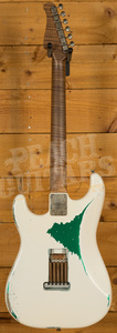 Xotic California Classic XSC-2 Super Heavy Aged V/Wht over Candy Green