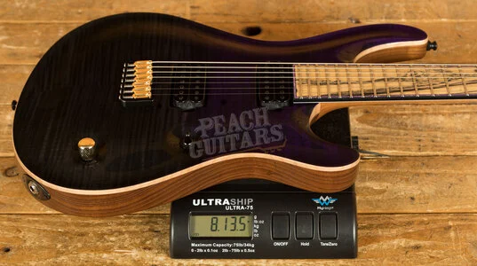 Mayones Regius Core Classic 7 B26.5 Trans Black Purple Horizon Gloss