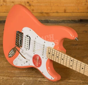 Squier Sonic Stratocaster HSS | Maple - Tahitian Coral