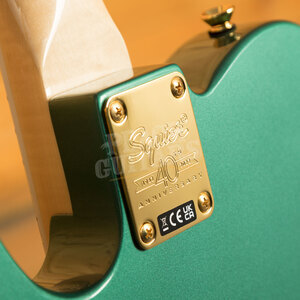 Squier Gold Edition 40th Anniversary Telecaster | Laurel - Sherwood Green Metall