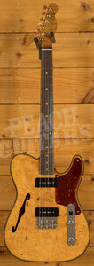 Fender Custom Shop Artisan Dual P90 Maple Burl Tele NOS Aged Natural