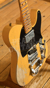 Fender Custom Shop LTD CuNIFe Blackguard Tele Heavy Relic Aged Butterscotch Blonde