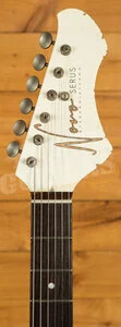 Novo Nucleus Serus J | Olympic White - Tortoise Shell Pickguard