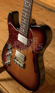 Suhr Alt T Dealer Select - 3 Tone Sunburst w/Roasted Maple/RW Left Handed