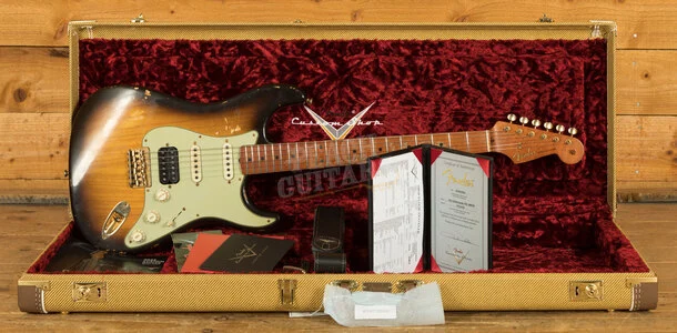 Fender Custom Shop Masterbuilt Paul Waller 50s HSS Strat - Relic Salem 2-Tone Sunburst