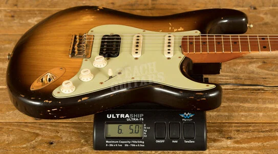 Fender Custom Shop Masterbuilt Paul Waller 50s HSS Strat - Relic Salem 2-Tone Sunburst