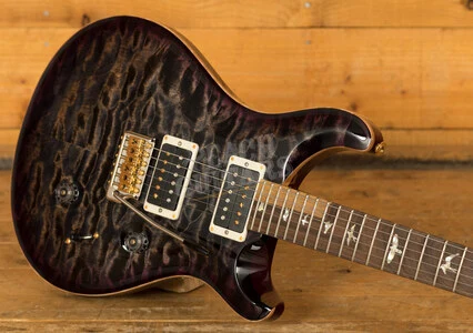 PRS Wood Library Custom 24 Charcoal Purpleburst Roasted Maple/Ziricote