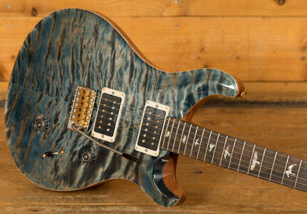 PRS Wood Library Custom 24 Faded Whale Blue Roasted Maple/Ziricote