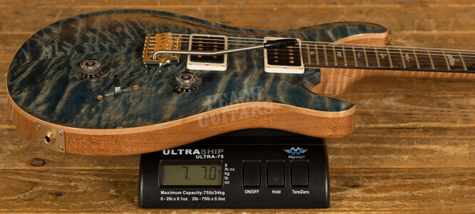 PRS Wood Library Custom 24 Faded Whale Blue Roasted Maple/Ziricote