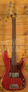 Fender Custom Shop Limited 62 Precision Bass | Relic Aged Candy Apple Red