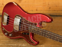 Fender Custom Shop Limited 62 Precision Bass | Relic Aged Candy Apple Red