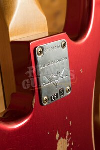 Fender Custom Shop Limited 62 Precision Bass | Relic Aged Candy Apple Red