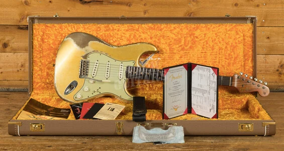 Fender Custom Shop Masterbuilt Dale Wilson 61 Strat - Heavy Relic Aztec Gold