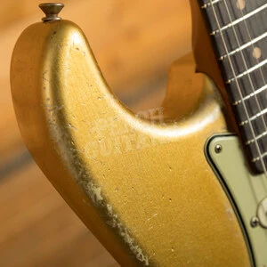 Fender Custom Shop Masterbuilt Dale Wilson 61 Strat - Heavy Relic Aztec Gold