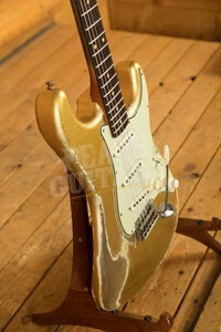 Fender Custom Shop Masterbuilt Dale Wilson 61 Strat - Heavy Relic Aztec Gold