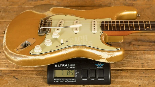 Fender Custom Shop Masterbuilt Dale Wilson 61 Strat - Heavy Relic Aztec Gold