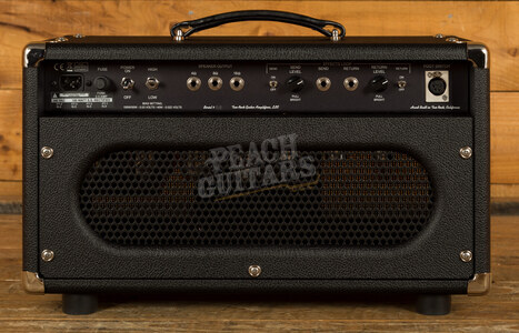Two-Rock TS1 100 Watt Head - Black Anodize Chassis & Silver Skirt Knobs
