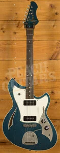 Novo Nucleus Miris J | Lake Como Blue - Parchment Pickguard