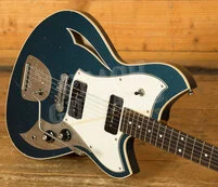 Novo Nucleus Miris J | Lake Como Blue - Parchment Pickguard