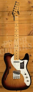 Fender Vintera II '60s Telecaster Thinline - Maple - 3-Colour Sunburst