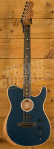 Fender American Acoustasonic Telecaster - Ebony - Steel Blue