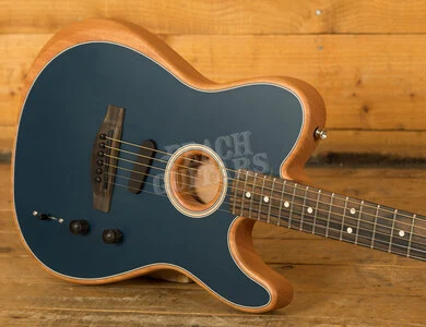Fender American Acoustasonic Telecaster - Ebony - Steel Blue